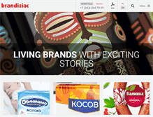 Tablet Screenshot of brandiziac.com
